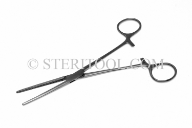 #10257 - 10"(250mm) Stainless Steel Hemostat, Straight. hemostat, forceps, stainless steel